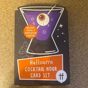 Halloween Cocktail Hour party Card Set 40 cards: 25 cocktail recipes 15 trivia